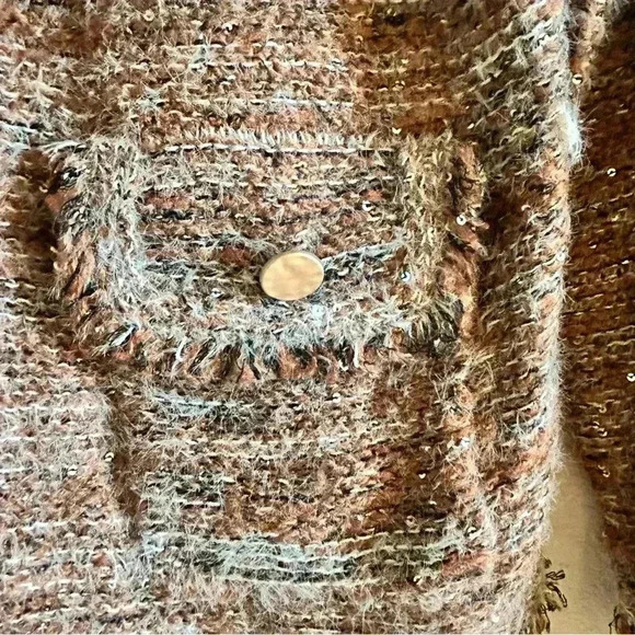 Sioni Sequin Cardigan Sweater - Picture 3 of 6